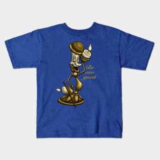 Lumiere- Be Our Guest Kids T-Shirt
